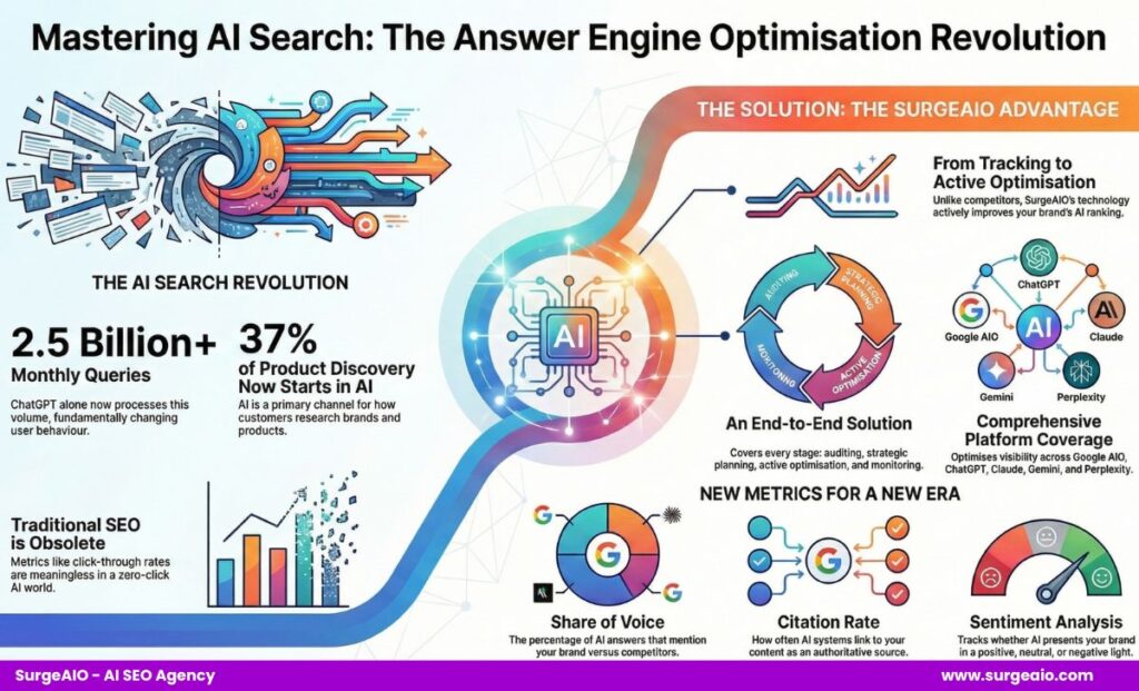 most popular ai visibility product for seo - SurgeAIO tool