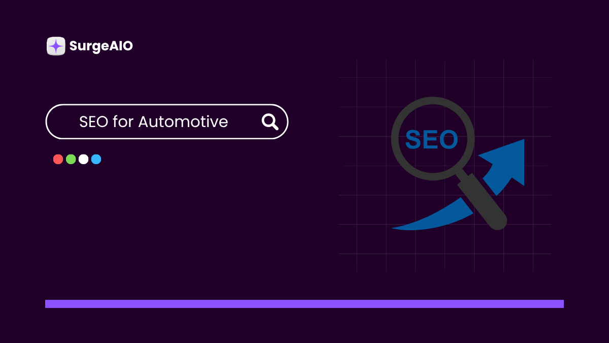 SEO for Automotive