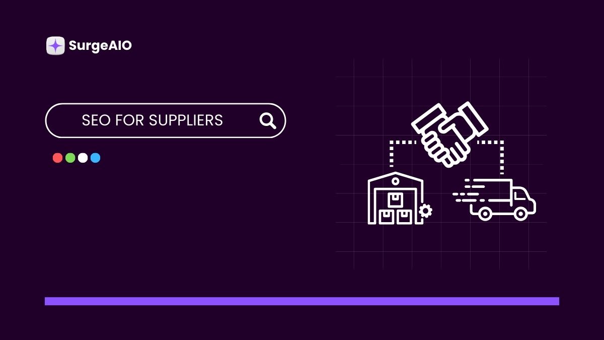 SEO for Suppliers