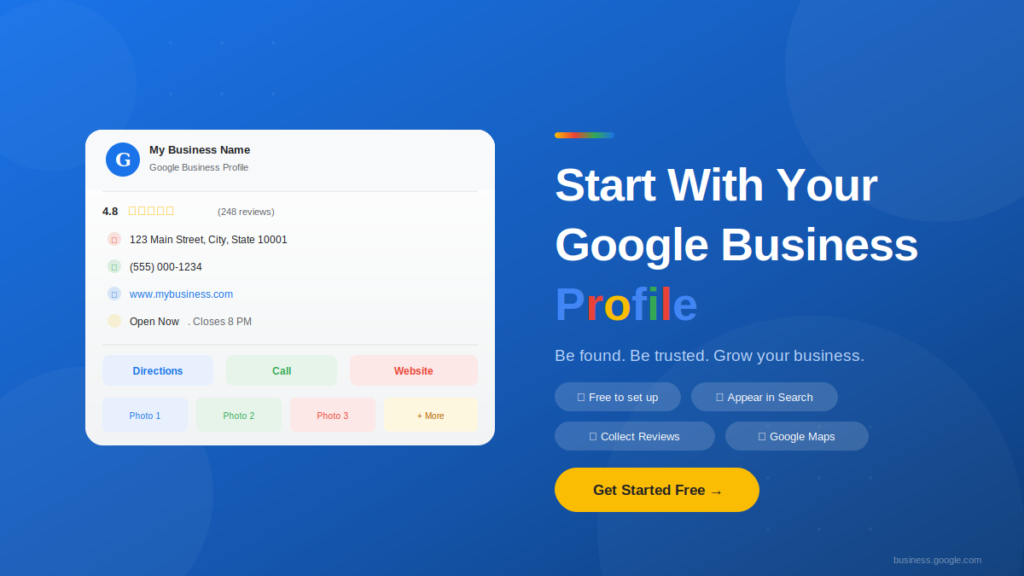 Start With Your Google Business Profile