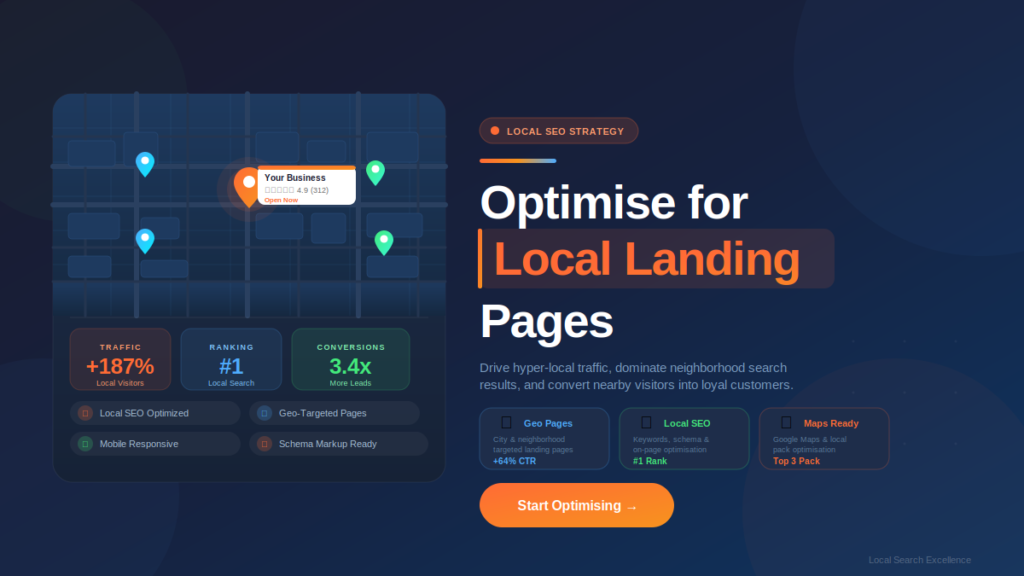 Optimise for Local Landing Pages