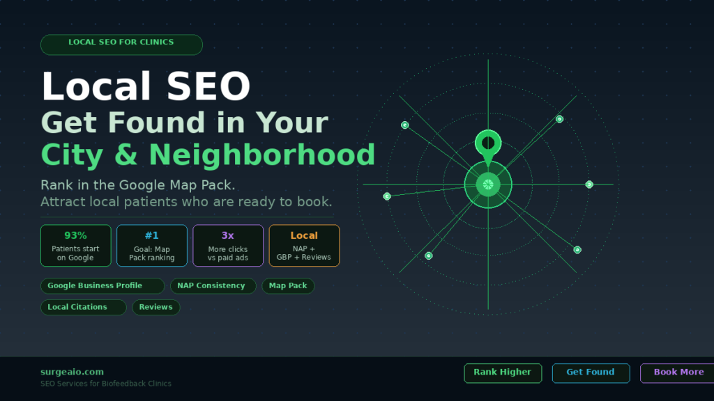 Local SEO: Getting Found in Your City and Neighborhood
