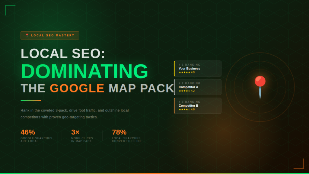 Local SEO: Dominating the Google Map Pack