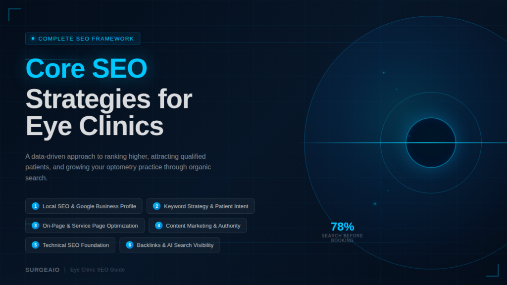 Core SEO Strategies for Eye Clinics