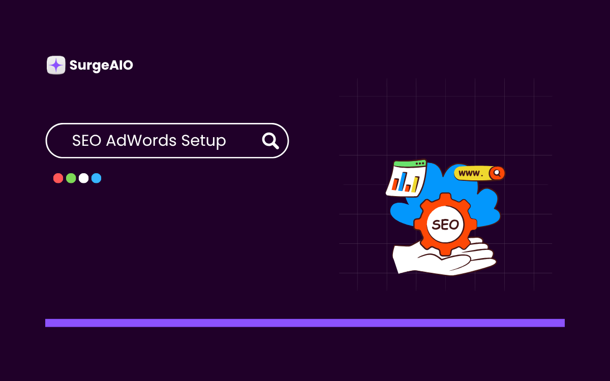SEO AdWords Setup
