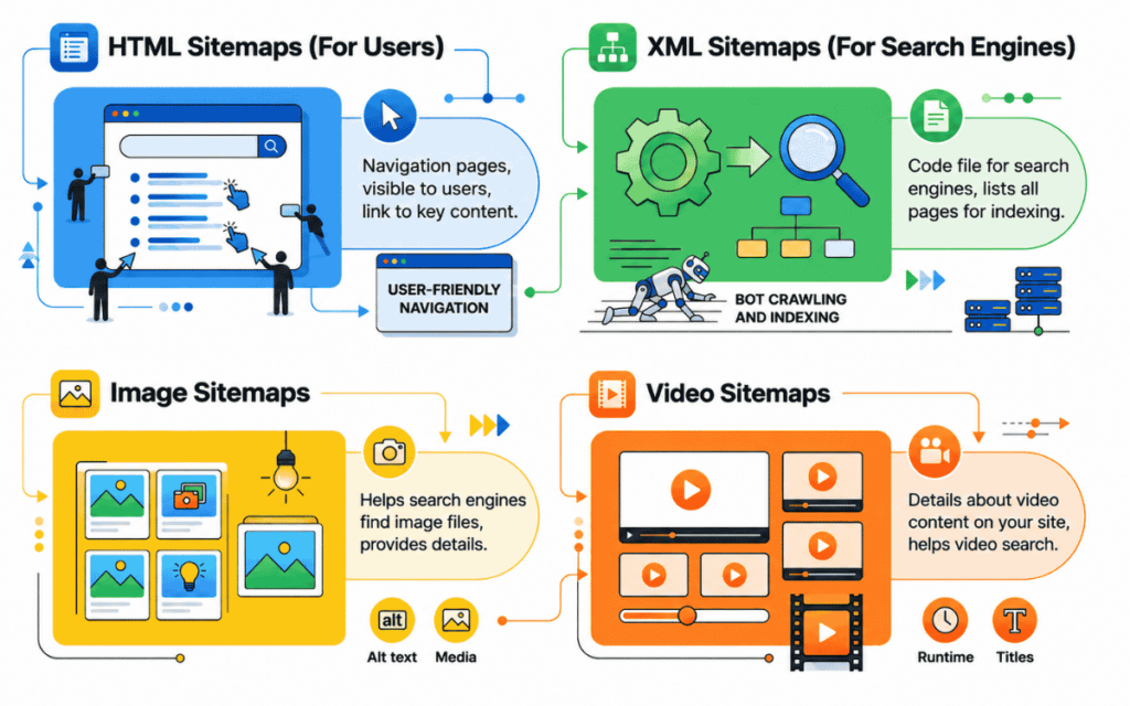 Types of Sitemaps