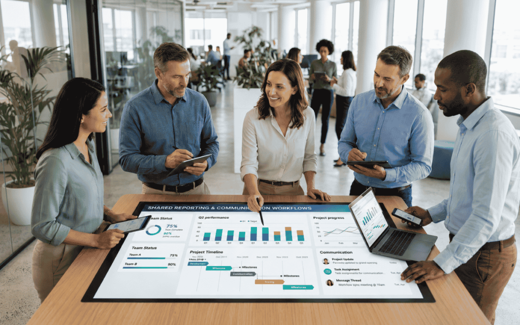 Set Up Shared Reporting and Communication Workflows