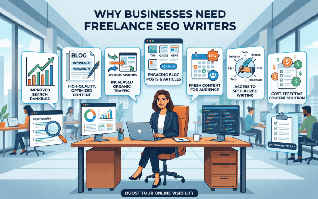 Why Businesses Need Freelance SEO Writers