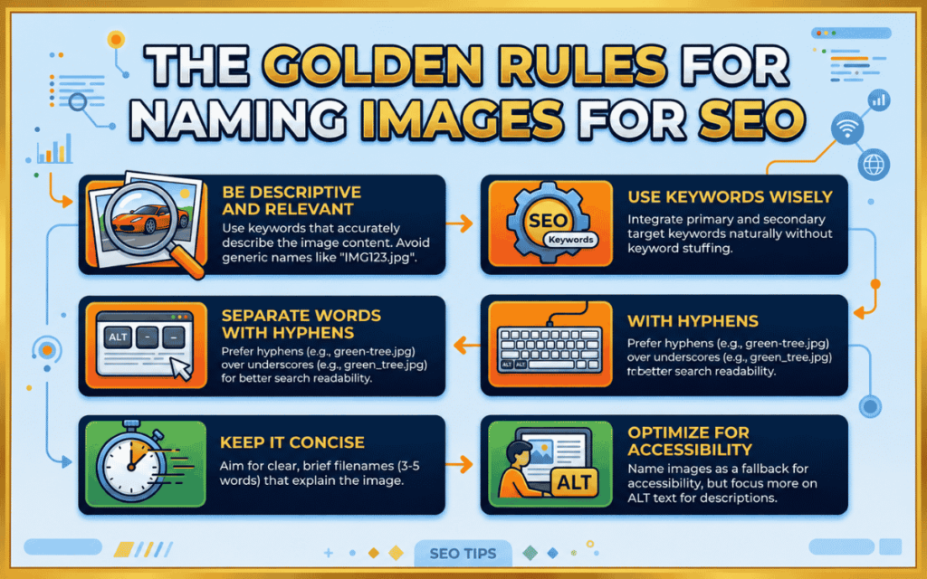 The Golden Rules for Naming Images for SEO