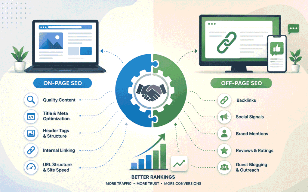 On-Page and Off-Page SEO