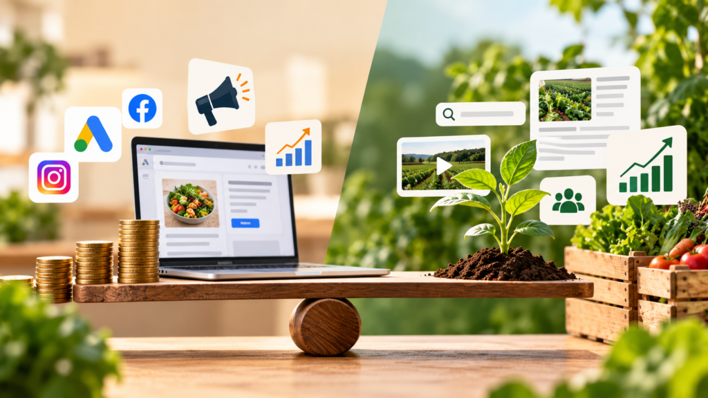 Balance Paid Media With Organic Growth Channels