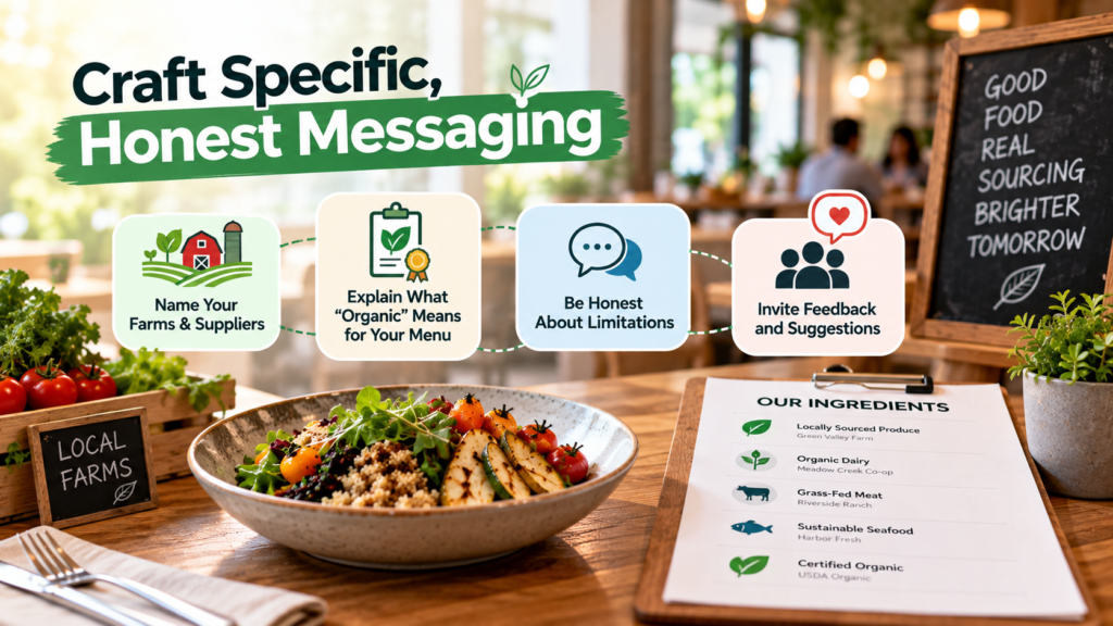 Craft Specific, Honest Messaging