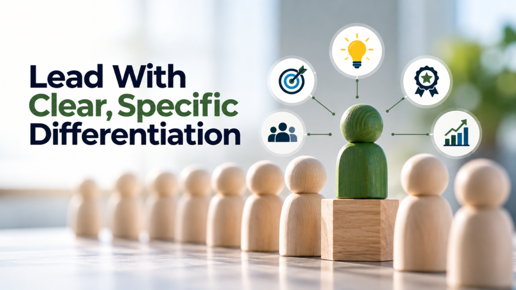 Lead With Clear, Specific Differentiation