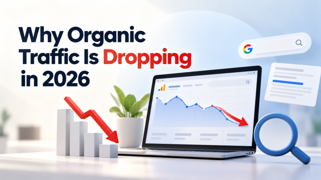 Why Organic Traffic Is Dropping in 2026